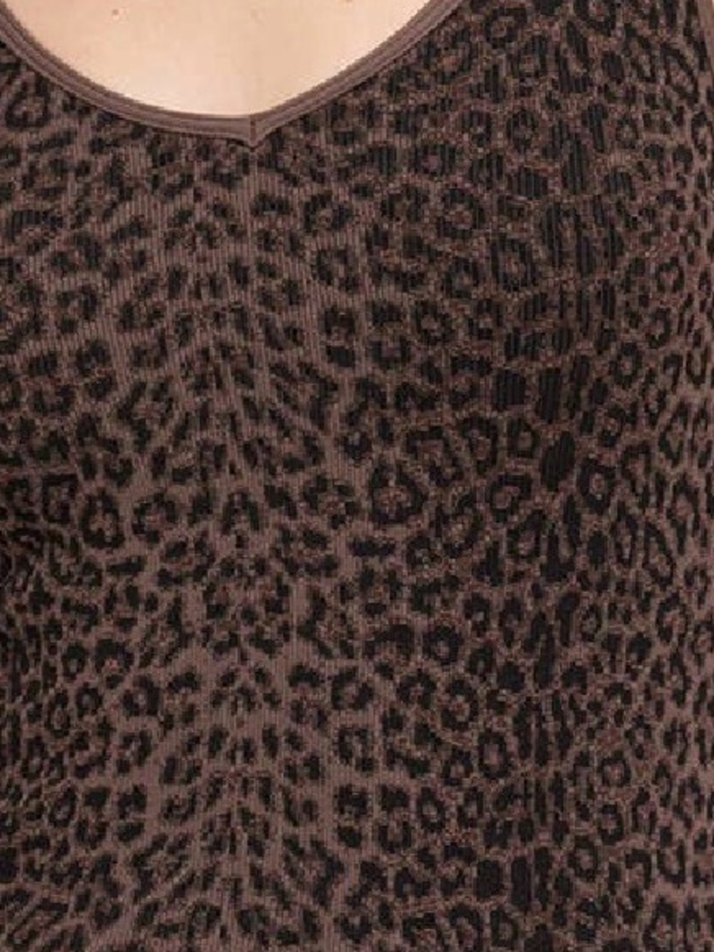 NWT Nikibiki Reversible Seamless Leopard Animal Print Tank Top French Roast - Picture 8 of 8